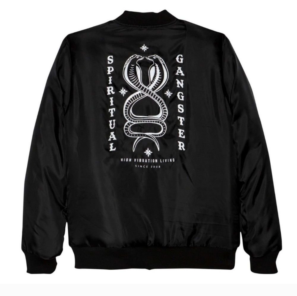 Spiritual Gangster Reversible Bomber Jacket